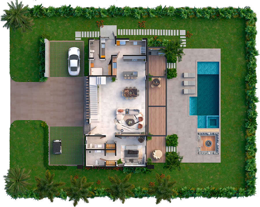 new villa for sale caleton cap cana 29